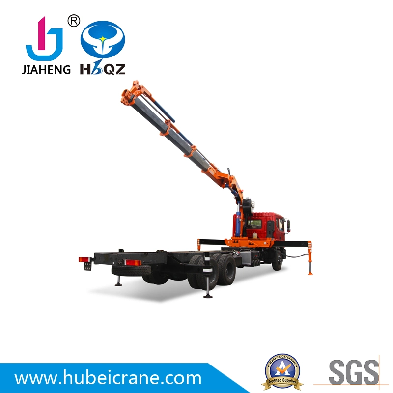 HBQZ  12 Ton Dongfeng Folding Boom Truck Mounted Cranes