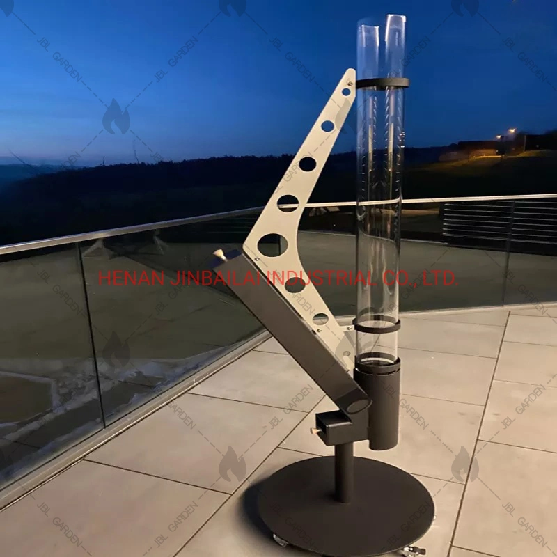 Patio Heater Biomass Pellet Fire Torch Outdoor Rocket Stove