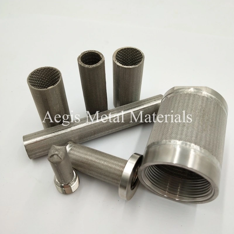 Perforated Sintering Metal Cartridge Filter 0.5 Micron Sintered Metal Filter Disc/Element