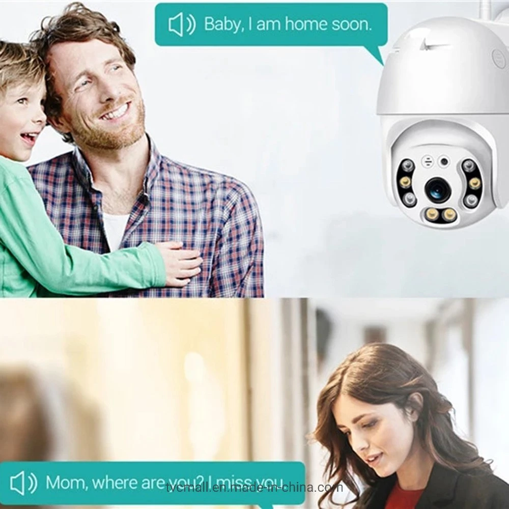 2MP Cam Motion Detection CCTV WiFi Phone Remote Control Home Security Camera - Us Plug