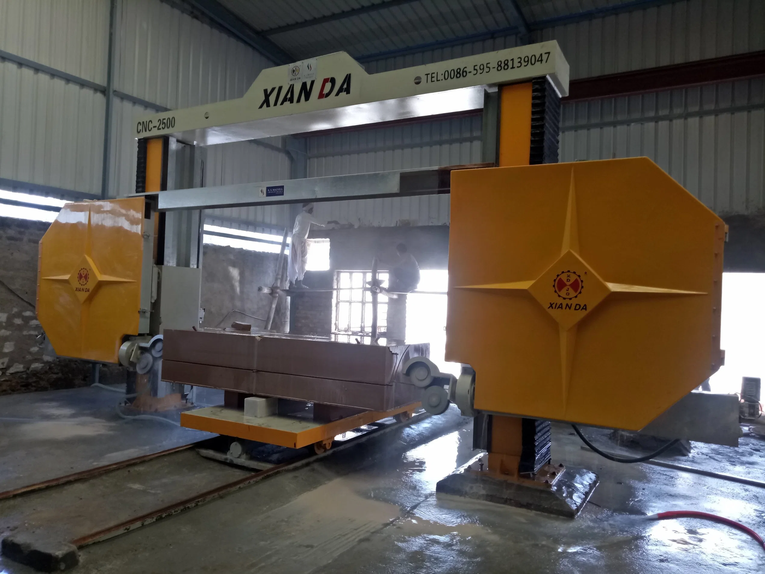 Diamond Wire Saw Machine Granite Marble Stone Cutting Machine CNC-2500