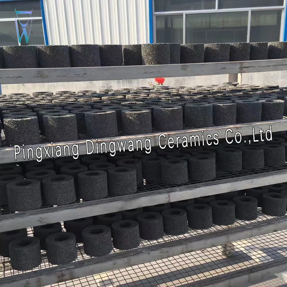 Preço de fábrica filtro de espuma/filtro de espuma cerâmica de carboneto de silício/espuma cerâmica SIC Filtro