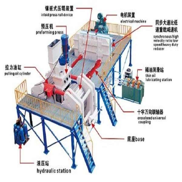 Double Roll Coal Ball Making High Pressure Ball Press Machine