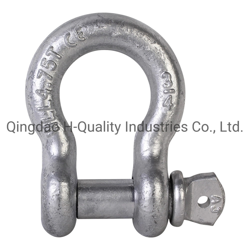 Drop Forged Carbon Steel Screw Pin Anchor Shackle 209