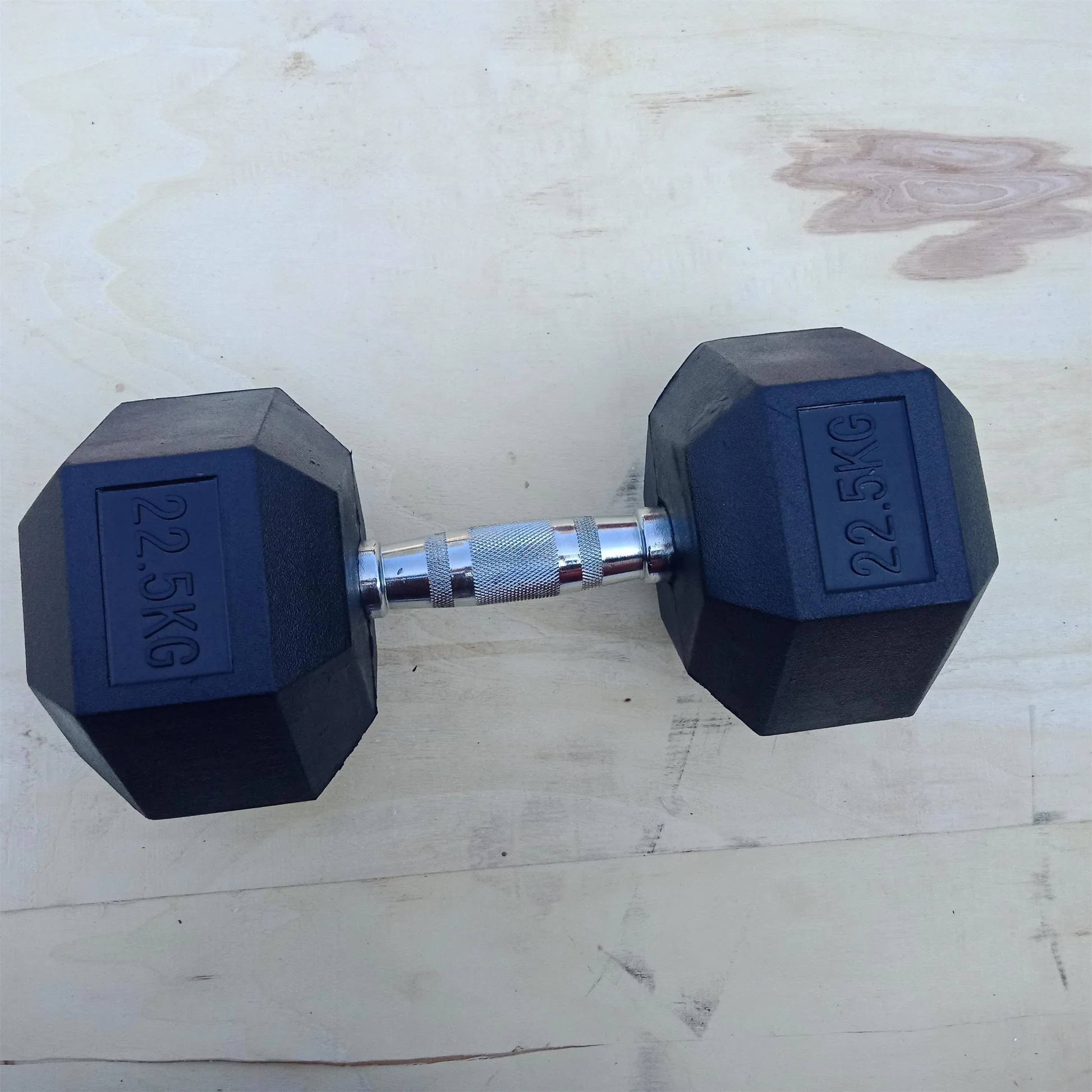 Ad-01 Body Building Rubber Coating Hexagon Dumbbells Hex Dumbells Cast Iron Dumbbells Strength Equipment