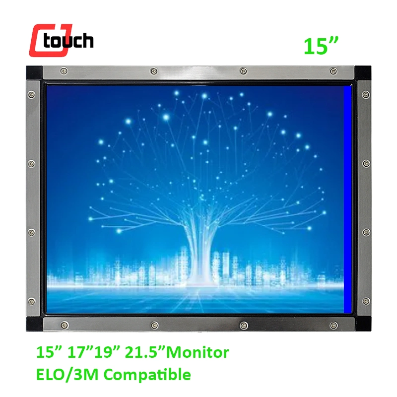 TFT LCD Display 15 Zoll Infrarot IR Touch Monitor Kiosk Openframe wasserdichter Elo 150 Zoll Fernseher