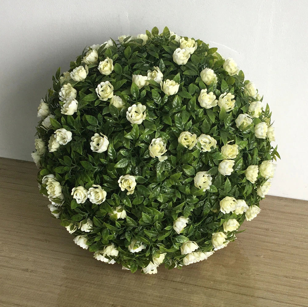 12′ Zoll Multi Color Kunststoff künstliche Rose Ball mit galvanisiert Ketten