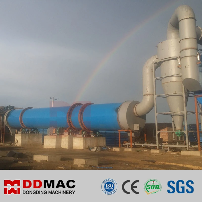 Chemical Desulfurized Fgd Gypsum Phosphogypsum Powder Rotary Drum Dryer Machine