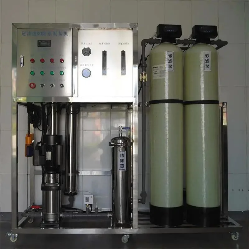 Industrial 8040 RO Membrane 500lph Auto Control Water Treatment System