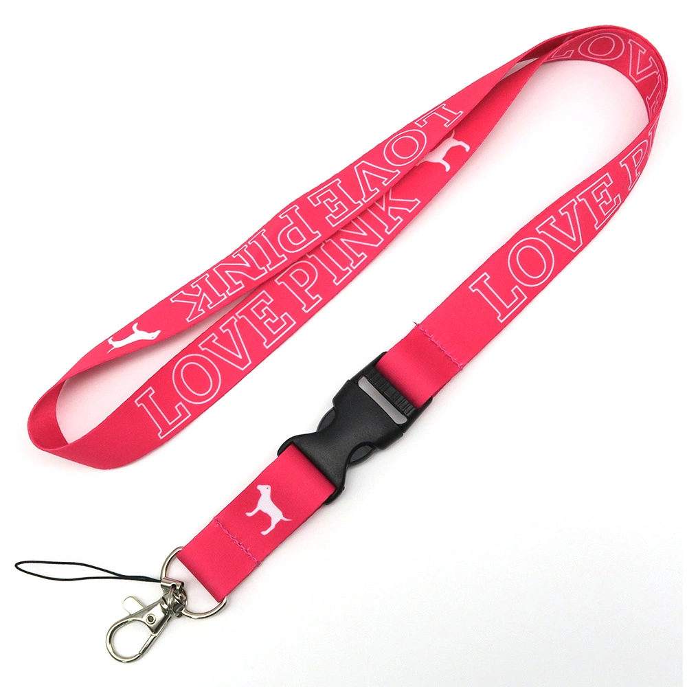 Victoria Secret off White Black Mobile Phone Vs Love Pink Lanyard in Bulk Keychain Logo Strap