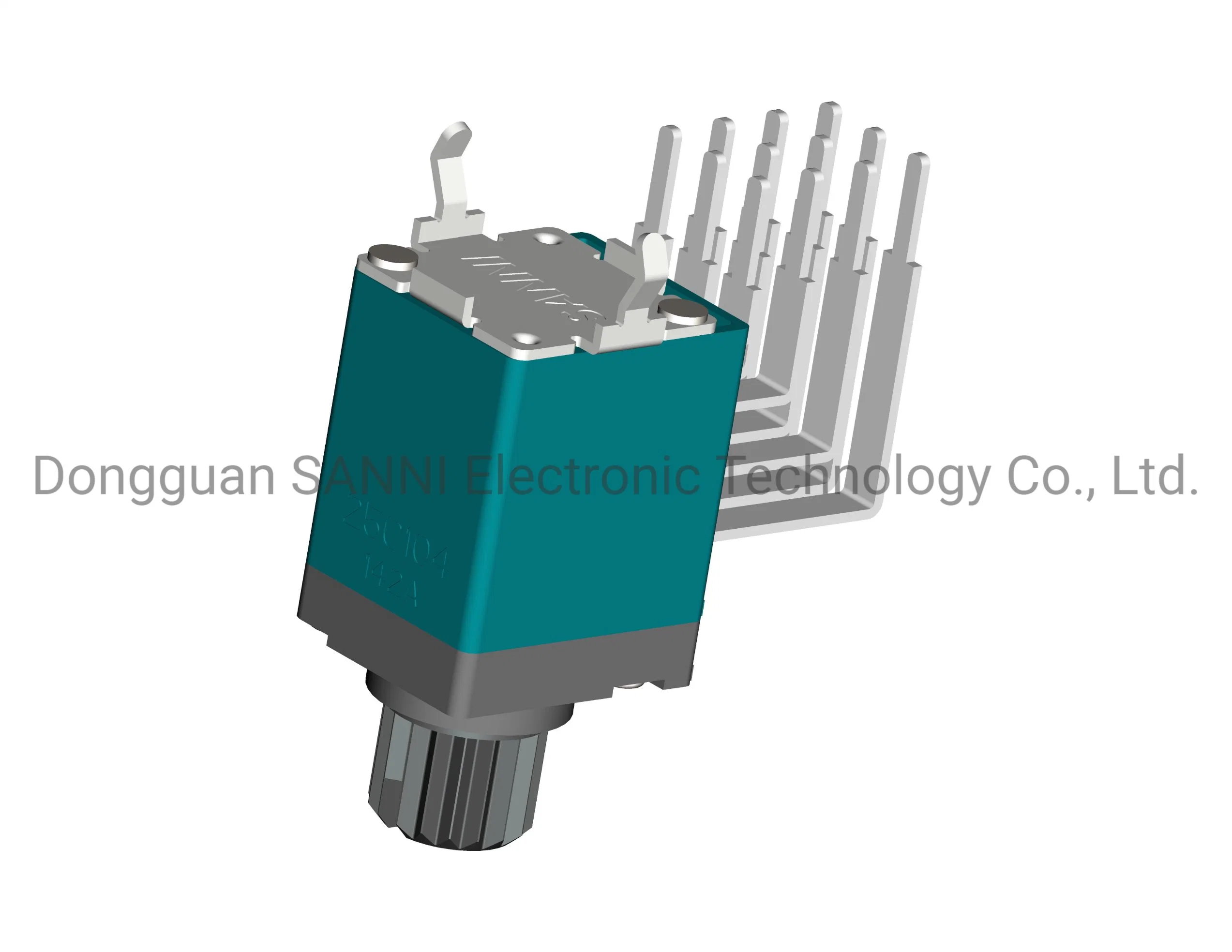 RV97p2b0 Vertikales Drehpotentiometer Typ 4 mit isolierter Welle, abgedichtet