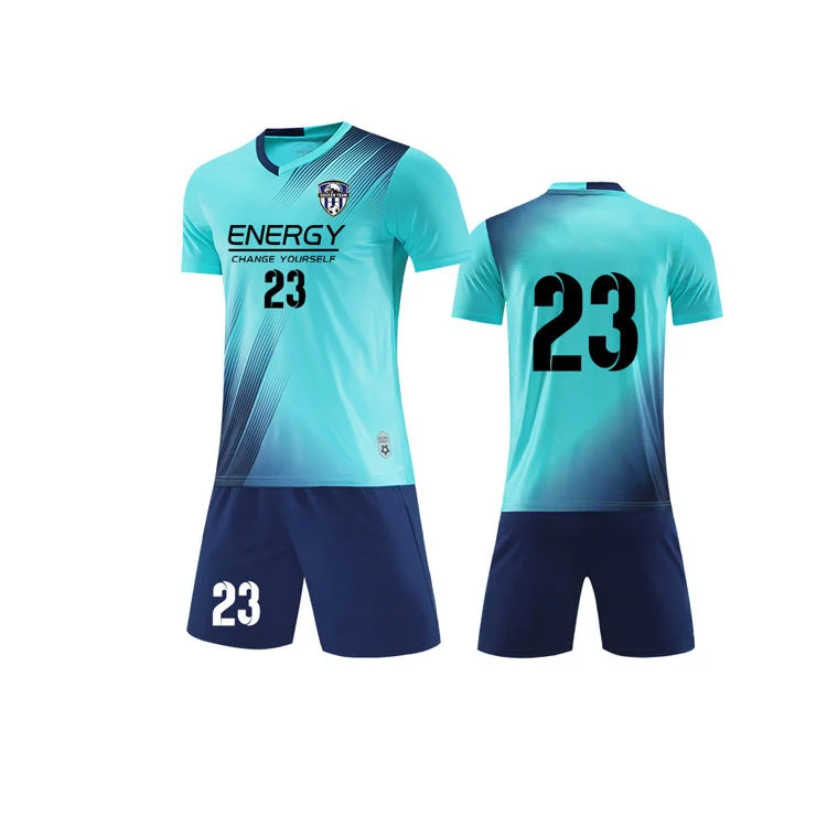 Custom Logo Soccer Uniforms Sets Sports Wear Blank Soccer Jersey Team Training Jersey Football Kits Full Set Soccer Kit