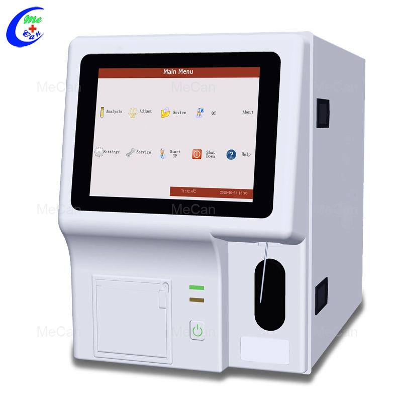 Hematology Analyzer 3 Part Intelligent Automatic Cbc Blood Test Machine