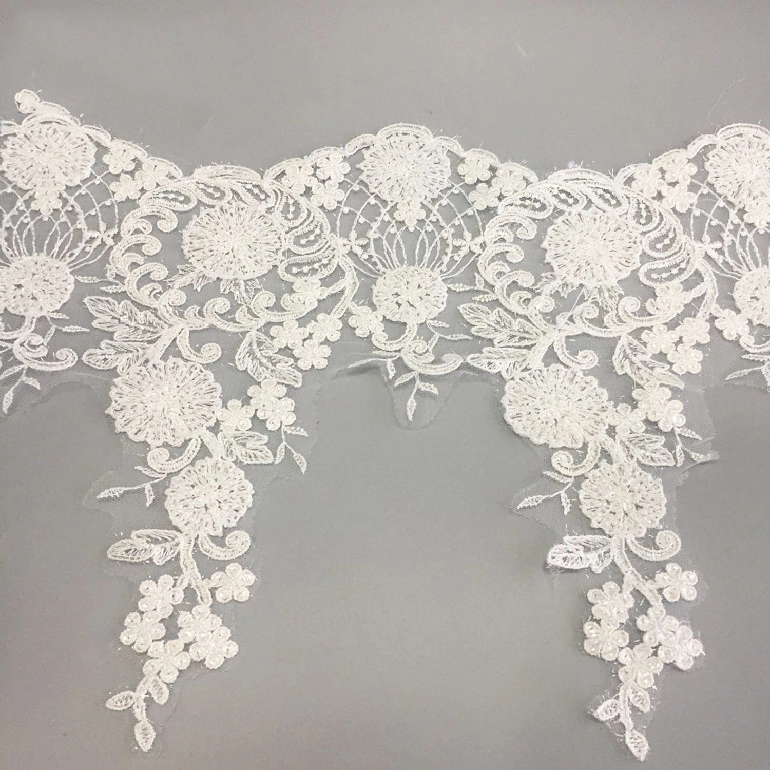 Stict QC 100% Finest Quality Embroidery Lace Fabric