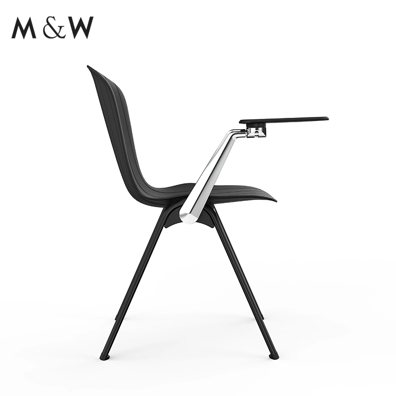 School Furniture Training Meeting Mesh Back Foldable Office Chair with Writing Pad