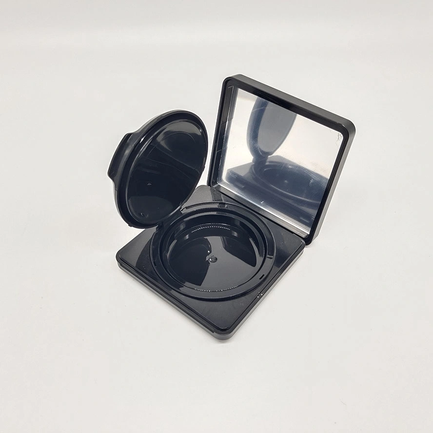 Empty Air Cushion Foundation Box Plastic Black Case for Cosmetic Packaging