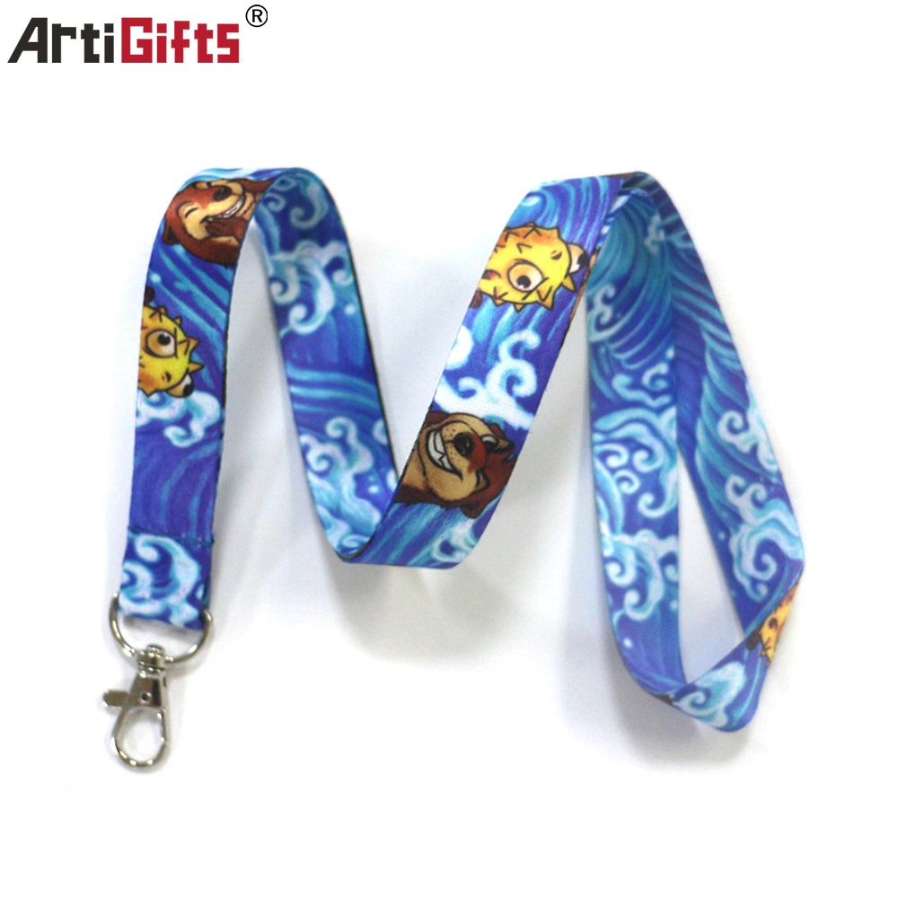 Wholesale/Supplier Factory Price Printed ID Card Holder Customized 20 mm Individual Colorful Woven Nylon Heat Transfer Lanyard with High quality/High cost performance 