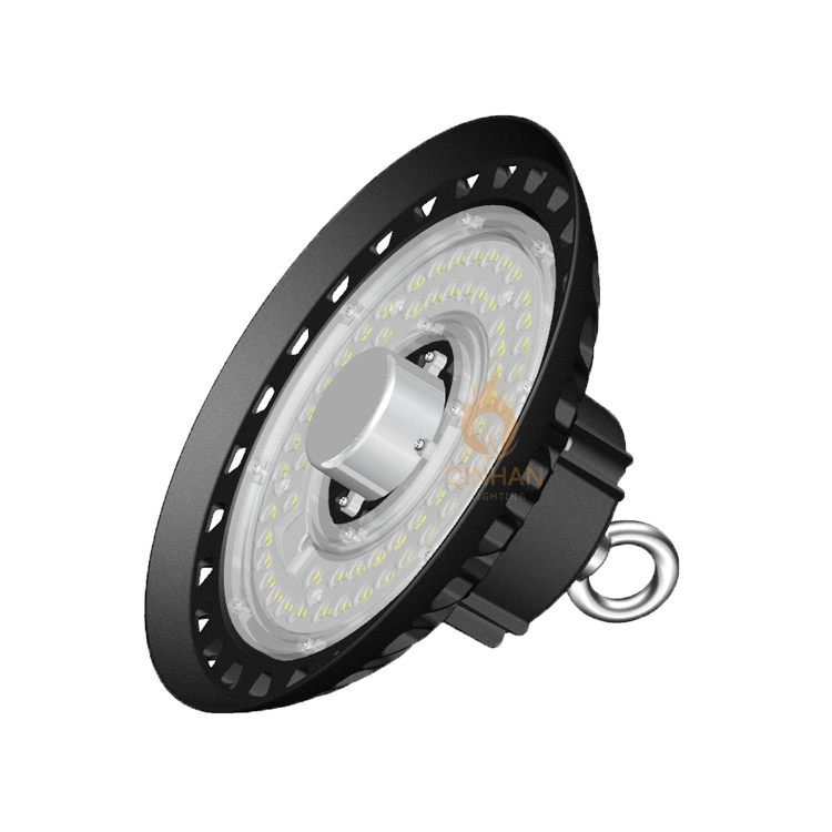 150lm/W 100W OVNI Fábrica Industrial de la Bahía de alta luz LED con sensor de movimiento de microondas