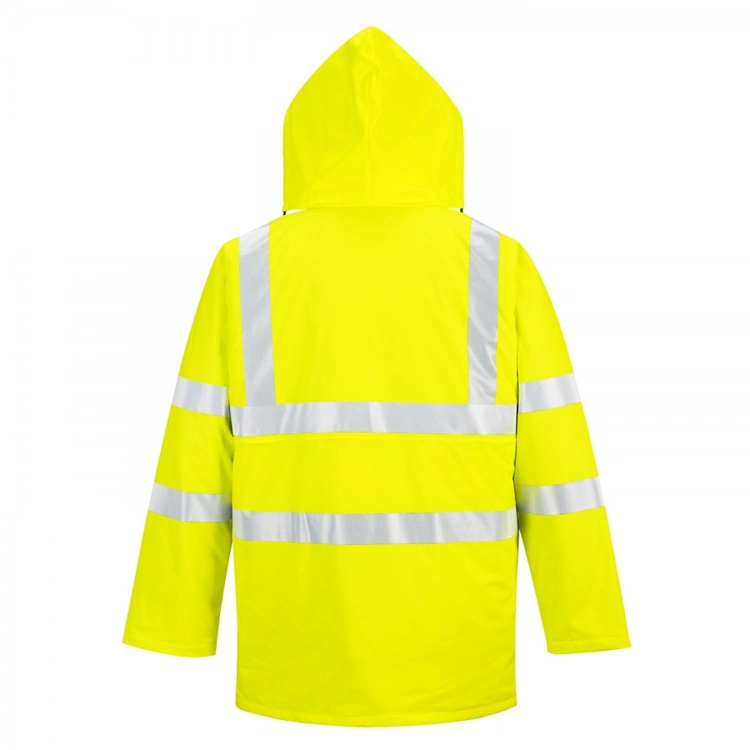 Hi Vis Bomber Reflective Jacket Coat Pants Road Work Safety Jacket