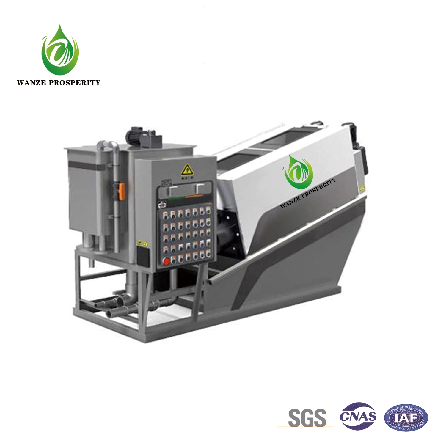 Mobile Construction Sludge Treatment Pressure Filtration and Screw Stacking Machine Equipment