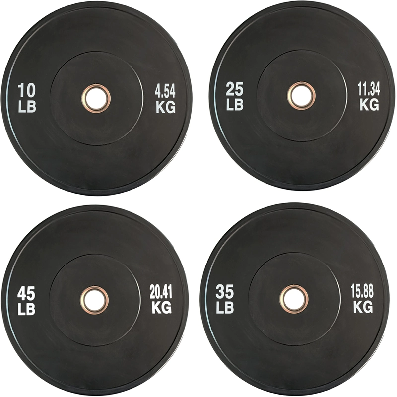 China Supplier Professional Home Strength Equipment Gym Plates Rubber Barbell Plates