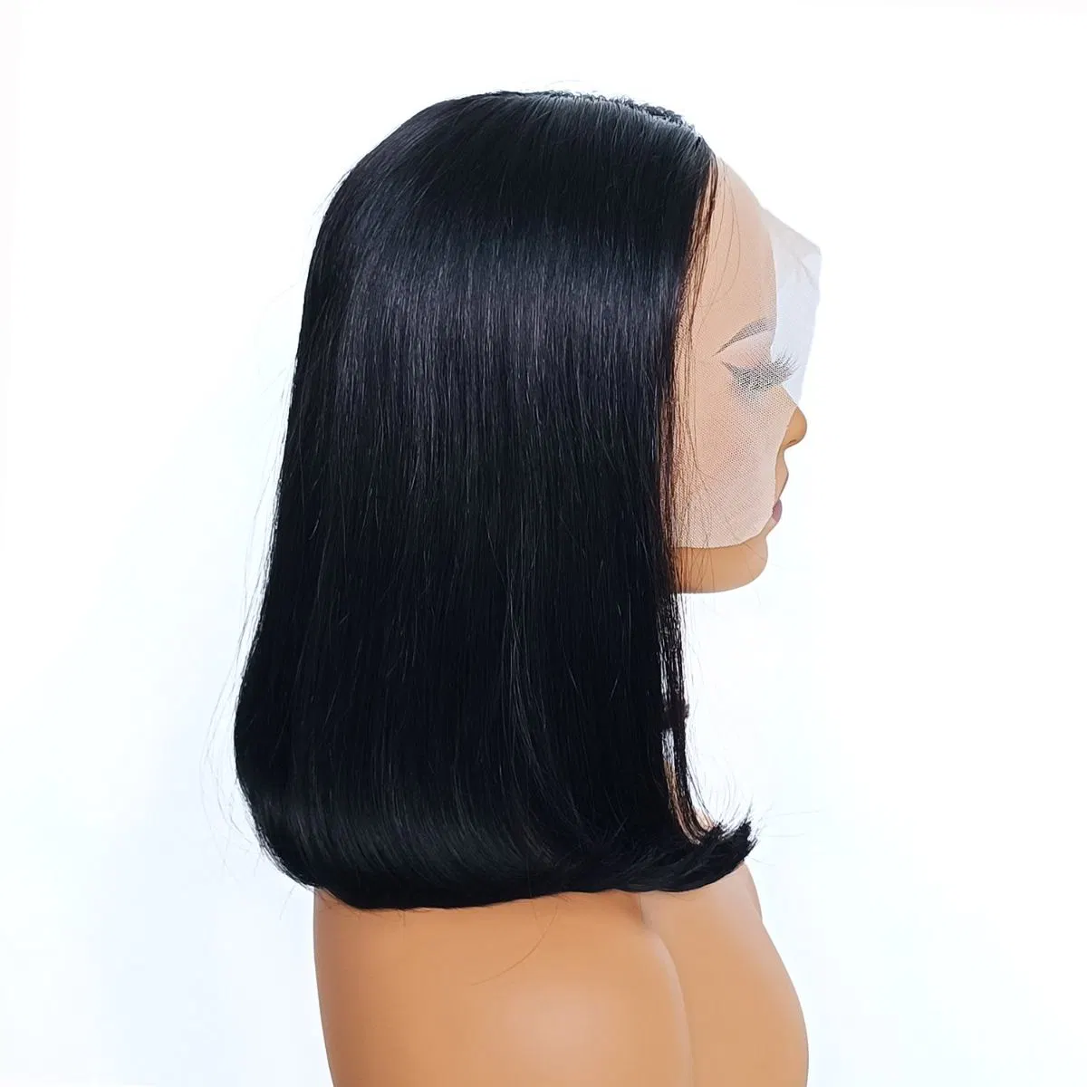 Wholesale/Supplier Price Cuticle Aligned Brazilian Hair Sdd Virgin Lace Front Human Hair Wig 12inch