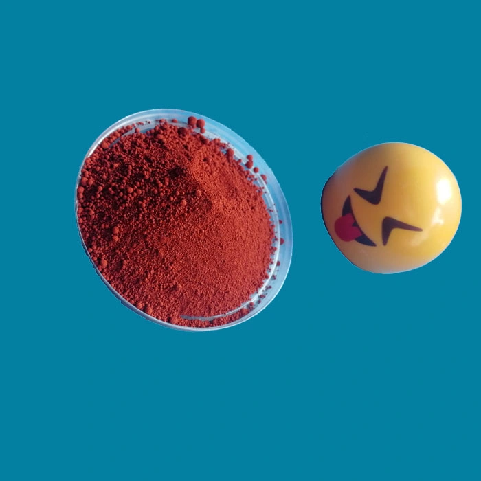 Los pigmentos de óxido de hierro rojo 130 y 920 de color amarillo para plástico y caucho