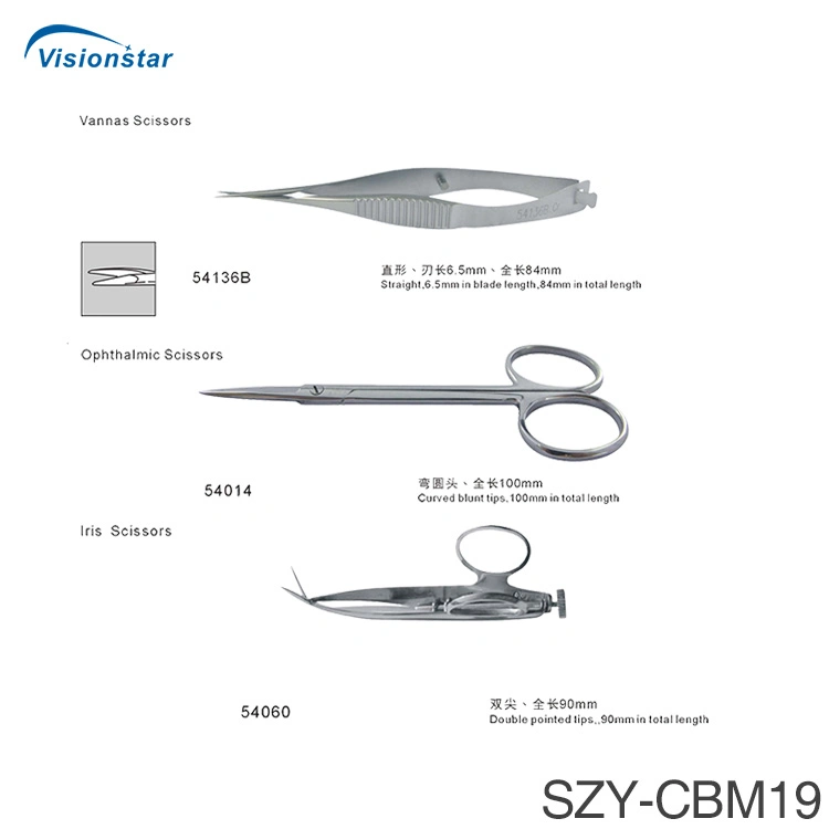 Szy-Cbm19 Ophthalmic Operation Instrument Set