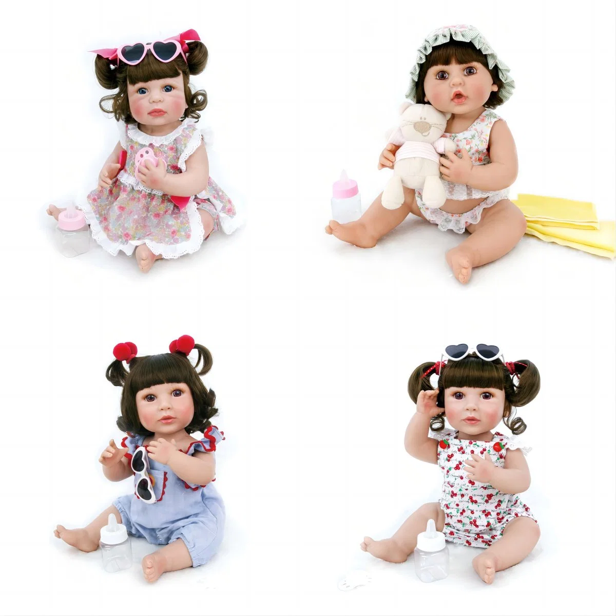 OEM Factory Customized 18 Inch Puppy-Fat Face Girl Dolls Silicone Reborn Baby Dolls Vinyl Reborn Baby Dolls Wholesale/Supplier American Girl Doll Manufacturer in China