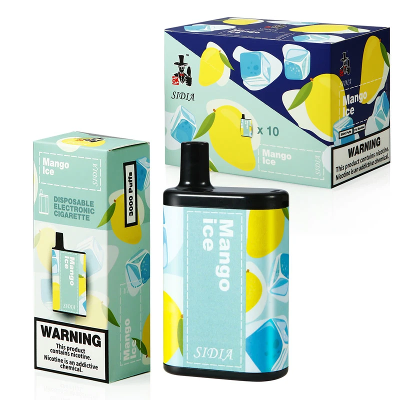 Wholesale/Supplier Sidia 3000 Disposable 3000 Puffs of Mango Ice