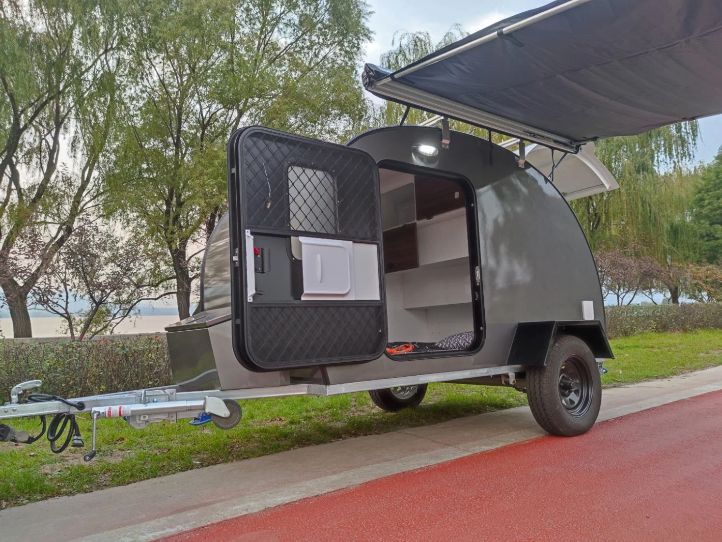 Tear Drop Camper Caravane de voyage Remorque de camping tout-terrain à vendre