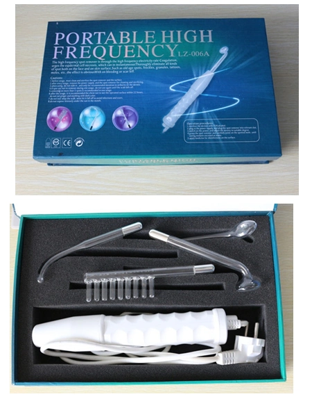 Portable Home Salon Use High Frequency Skin Beauty Facial Massager for Hair Growth Skin Cleaning