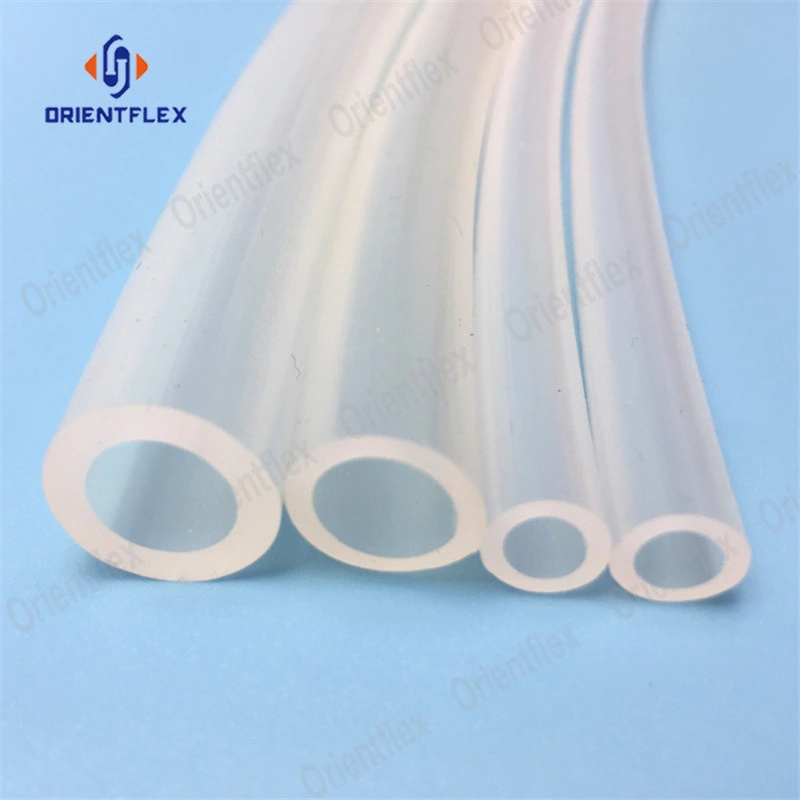 High Temperature Coloured Silicone Clear Rubber Tubing