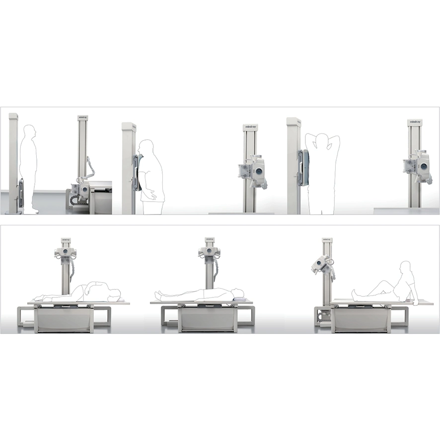 Digieye 280 Factory Price Hospital Medical Equipment High Frequency Toshiba Siemens X-ray Tube 200mA 500mA 630mA 32kw 50kw Stationary Digital X Ray Medical X-Ra