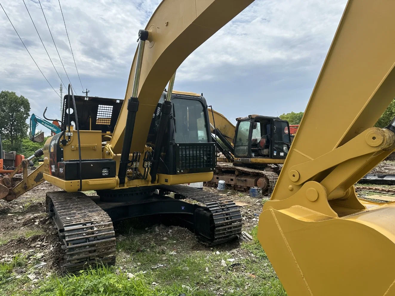 Usados na Cat Escavadoras 320d Caterpillar beneficiaria Digger 20t máquinas de construção de Equipamento Original