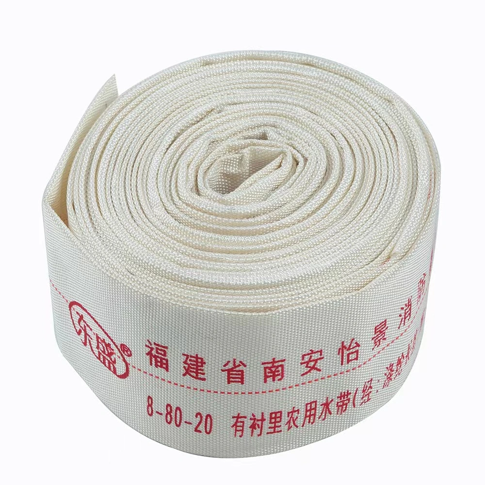 1.5-3inch 100% Virgin Polyester Double Jacket Municipal PVC/TPU/Rubber Resistant Flexible Water Layflat Canvas Lining Fire Hydrant Cabinet Fighting Hose