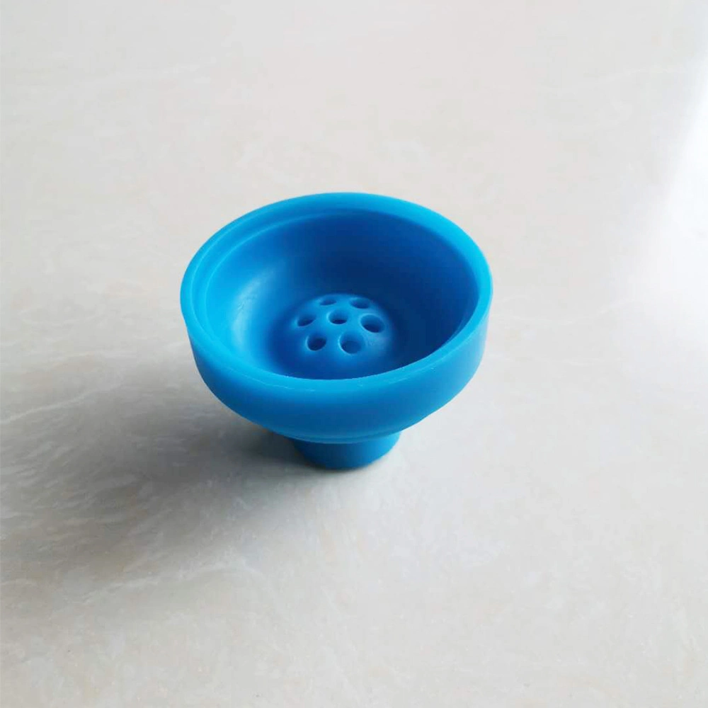 Silicone & Metal Hookah Bowl Narguile Hookah Fitting Shisha Many Color Accessory Apple Shaped Bowl Shisha Hookah Tool Blue Color