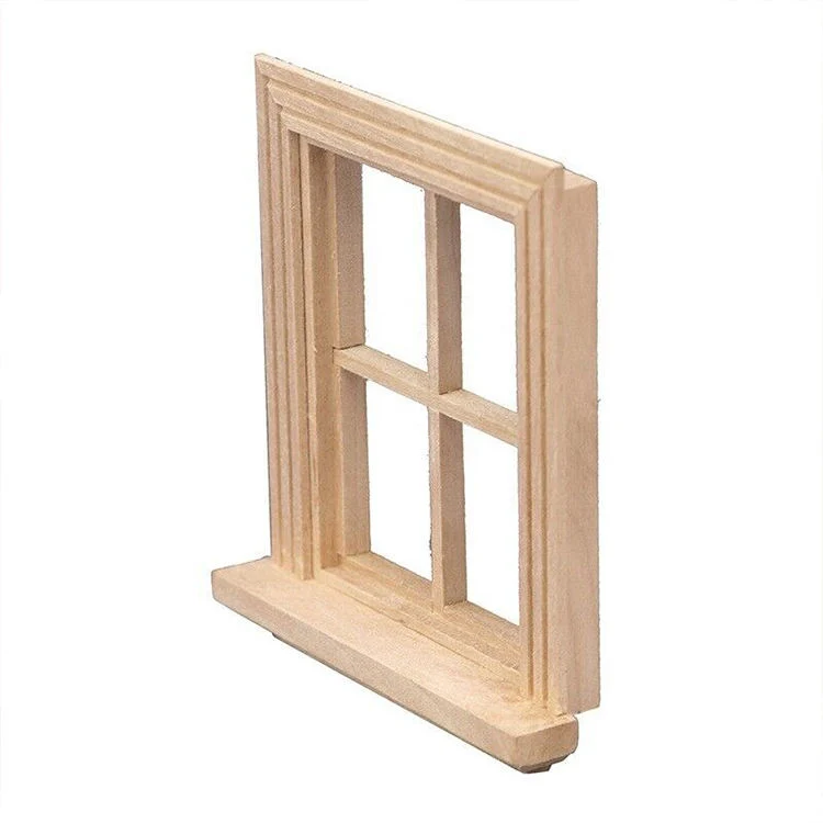 Morden House Europe Style Massivholz Holz für Innenholz Windows-Frames