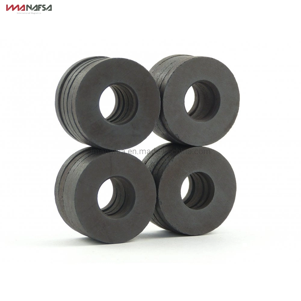 High Power Permanent Hard Ferrite Ring Magnets for Motor/Speaker