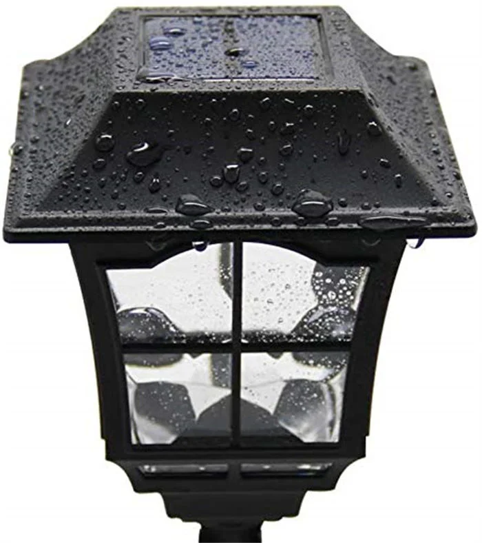 Mur solaire Lantern Outdoor Noël lumières solaires mur 15 lumens bougeoir