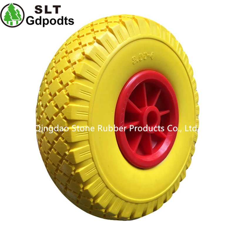 3.00-4 Solid PU Wheel for Hand Trolley Hand Truck