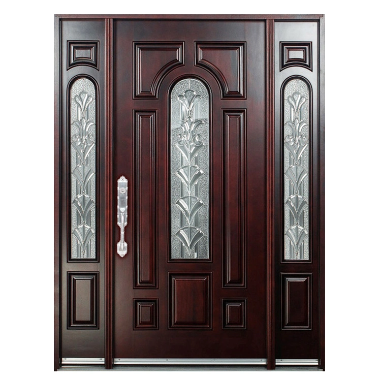 Modern Wood Doors Design Villa Residence Solid Core Wood Entry Door