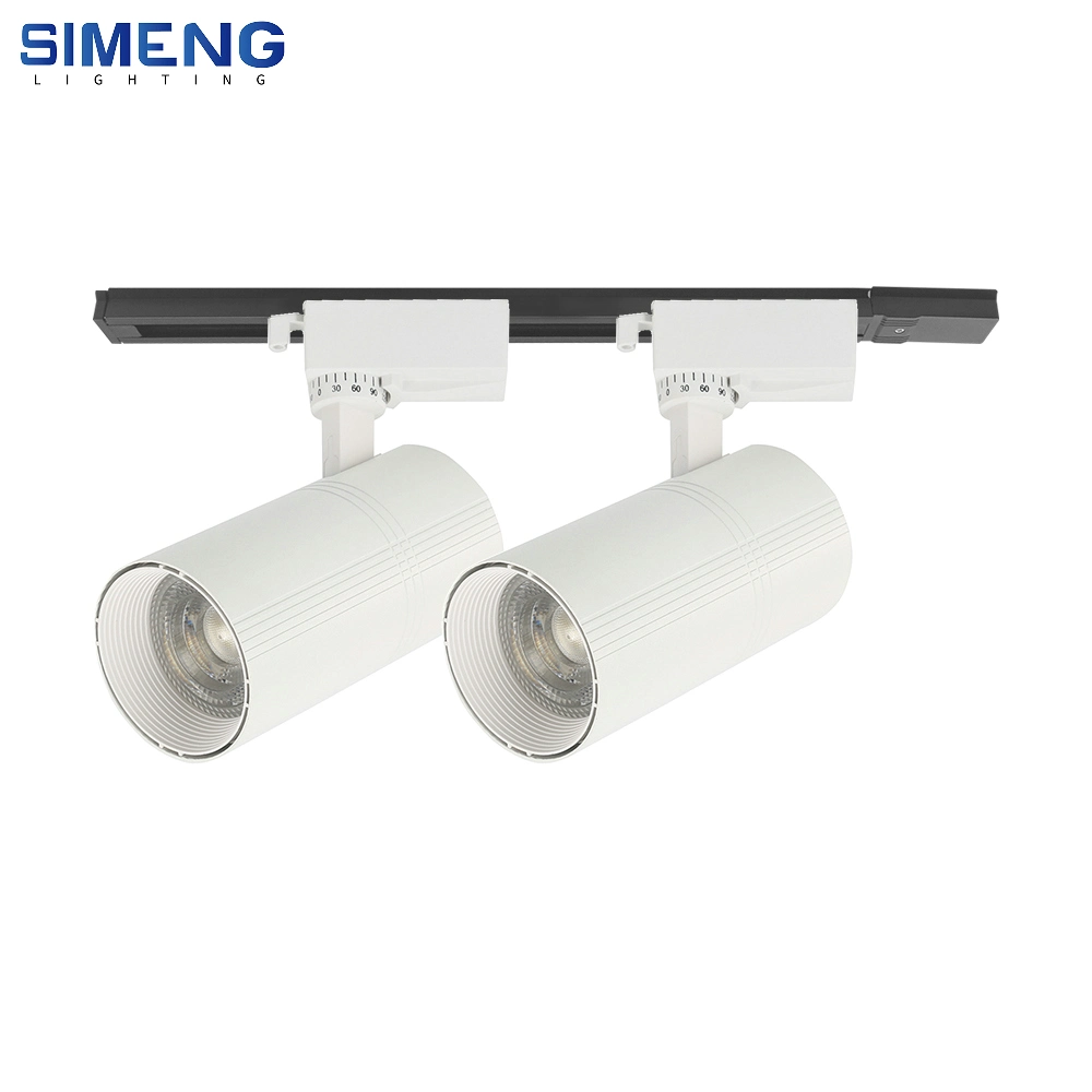 Pure Aluminum Museum Gallery Mall Interior Track Light Adjustable Angle