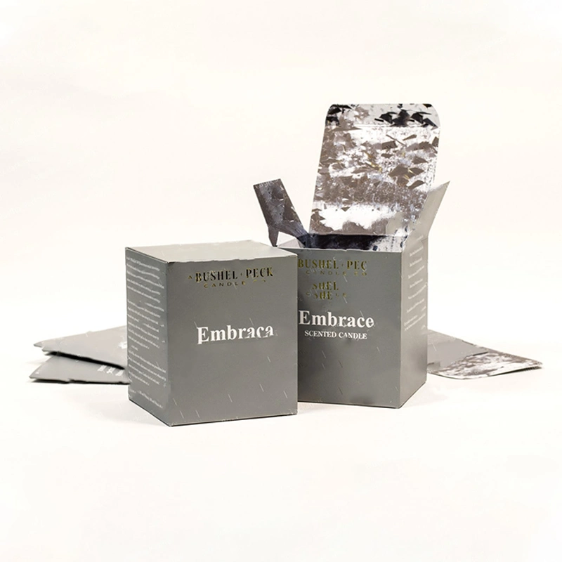 Elegant Design Luxury Custom Printed Candle Paper Gift Packaging Box