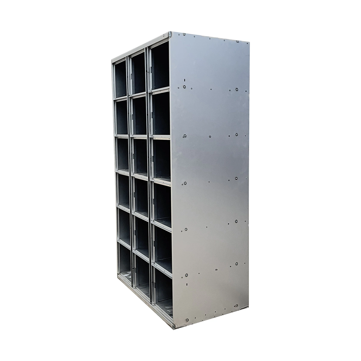 Stainless Steel Powder Coating Panel Kiosk Locker Cabinet Structure Custom Steel Fabrication Cut Metal Parts