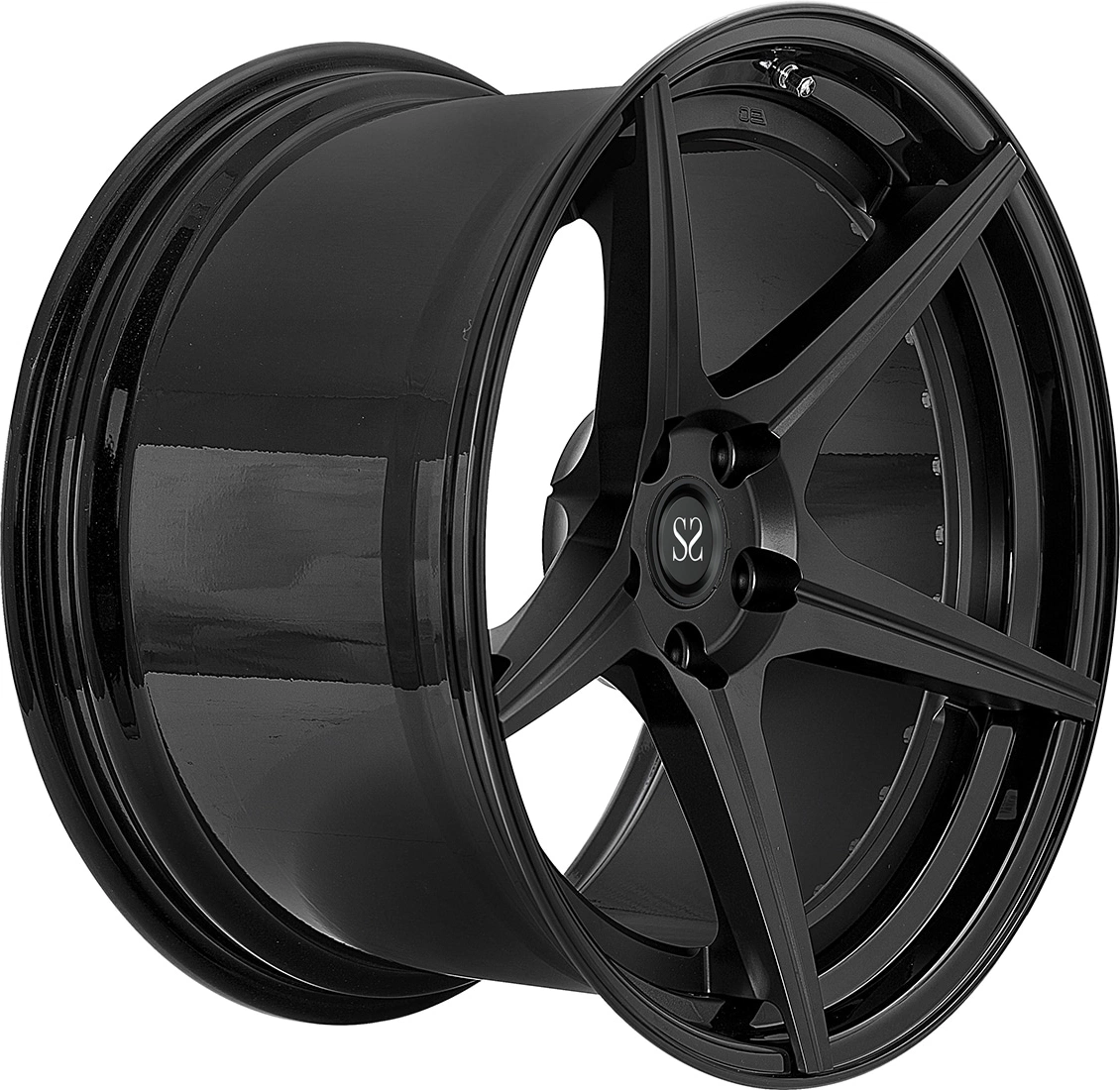 Customized 19 20 Inch Aluminum Alloy Forged Wheels Carbon Fiber 5X114.3 Replacement Wheel Rims
