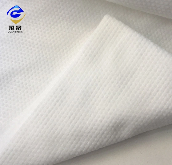 China Fabricação Hot vender 100% algodão Skin-Friendly&amp;Inelástica algodão molhado Spunlace Non-Woven Tecido para centro de beleza