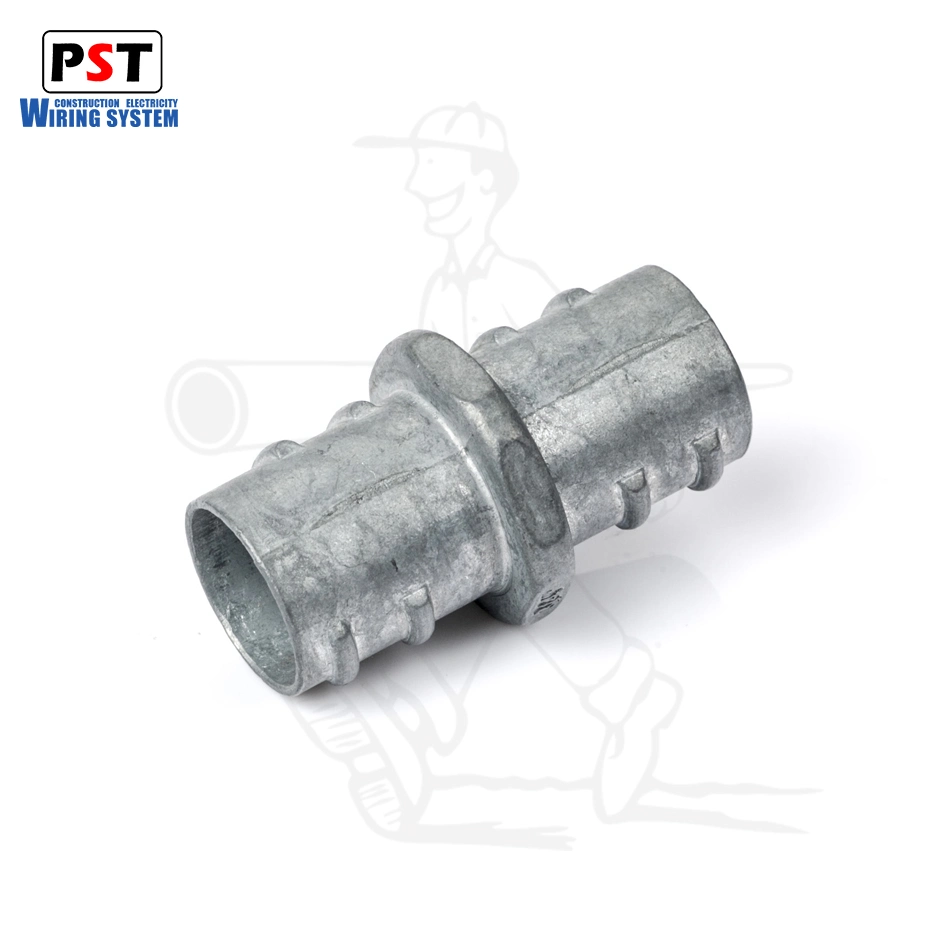 Conducto metálico flexible de acoplamiento conector/Bx-Flex Zinc Conectores Squeeze