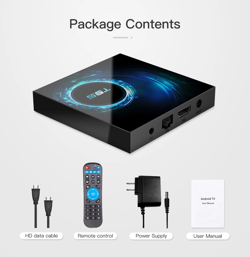 T95 Android TV Box 4+64G Streaming Media Player mit max Lagerung