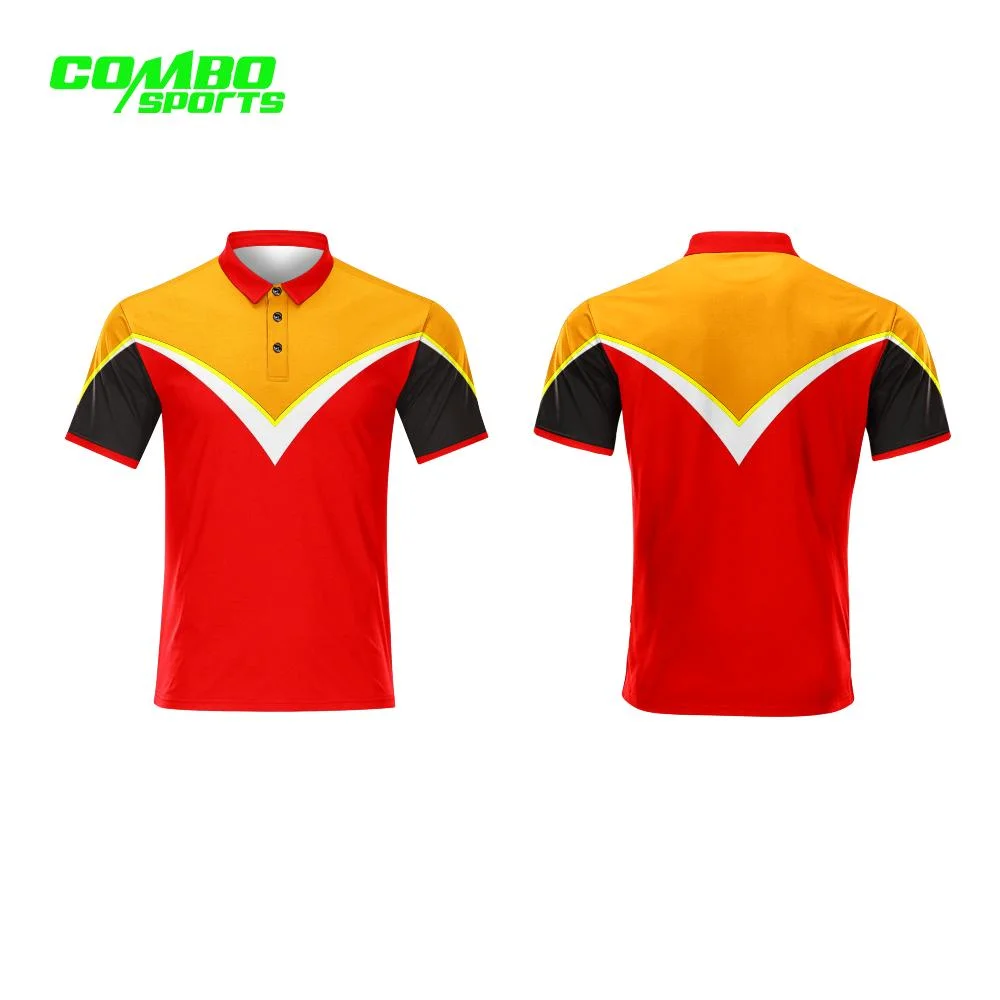 Combo All Over Custom Men Quick-Drying Digital Sublimation Team Sports Top Polo Shirt